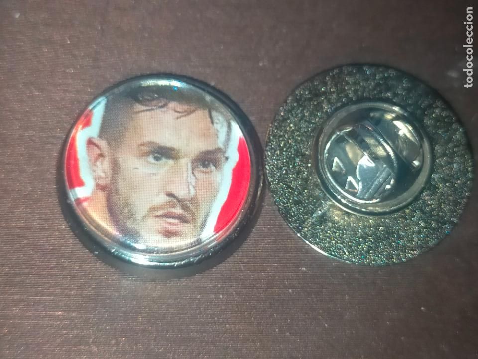 Collection pins: PIN REDONDO METAL - FUTBOL CLUB JUGADOR EQUIPO - ATLETICO DE MADRID