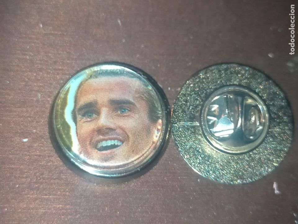 Collection pins: PIN REDONDO METAL - FUTBOL CLUB JUGADOR EQUIPO - ATLETICO DE MADRID