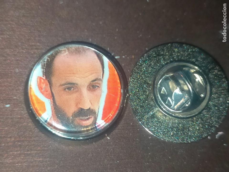 Pins de cole&ccedil;&atilde;o: PIN REDONDO METAL - FUTBOL CLUB JUGADOR EQUIPO - ATLETICO DE MADRID
