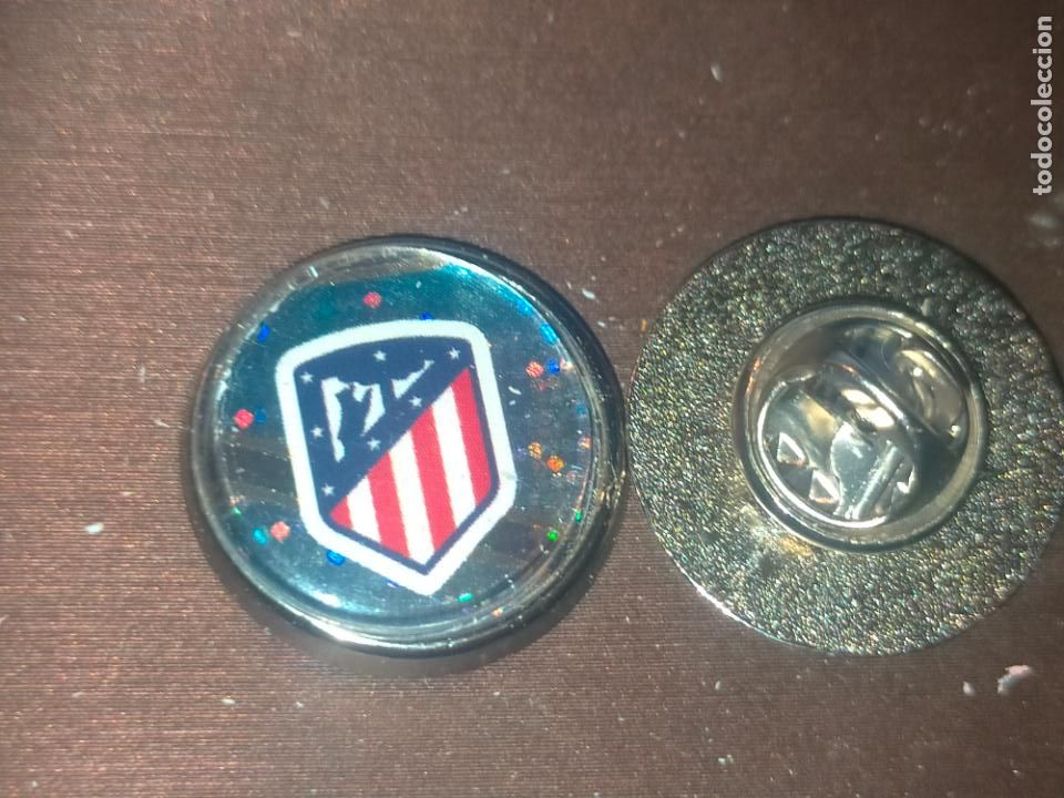 Pins de cole&ccedil;&atilde;o: PIN REDONDO METAL - FUTBOL CLUB JUGADOR EQUIPO - ATLETICO DE MADRID