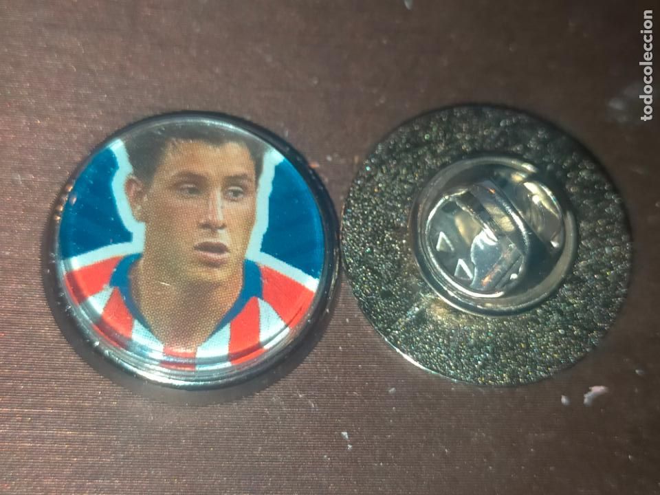 Collection pins: PIN REDONDO METAL - FUTBOL CLUB JUGADOR EQUIPO - ATLETICO DE MADRID
