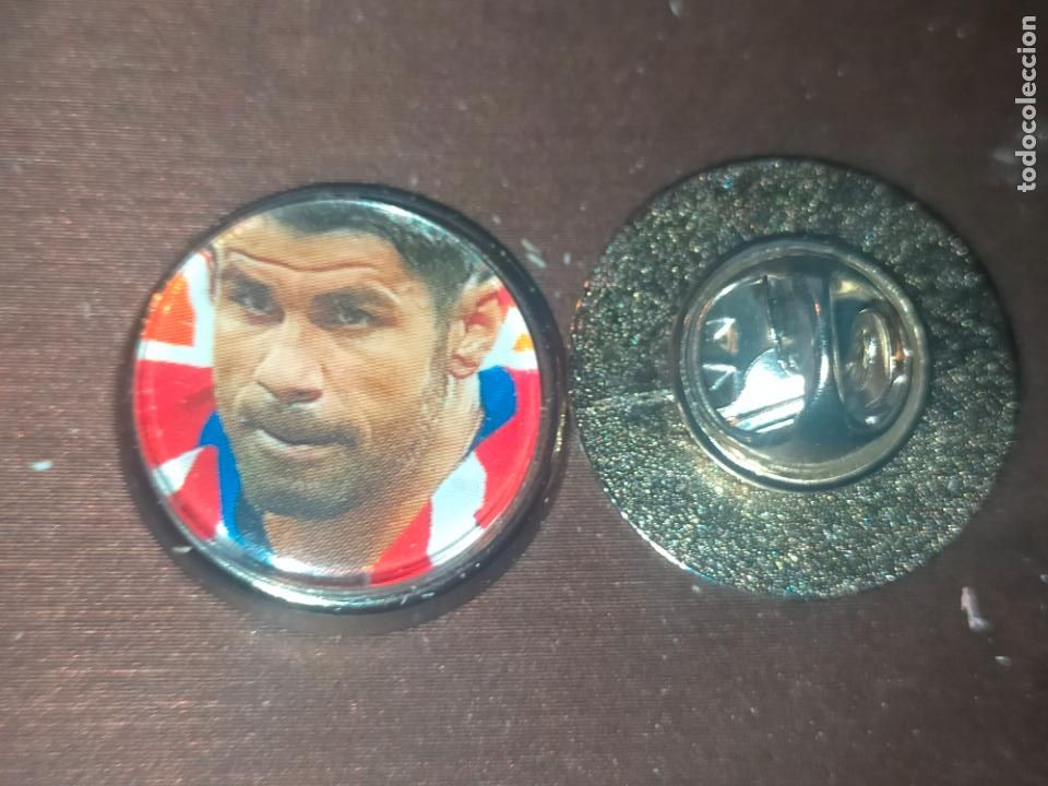 Pins de cole&ccedil;&atilde;o: PIN REDONDO METAL - FUTBOL CLUB JUGADOR EQUIPO - ATLETICO DE MADRID