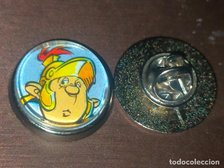 Pins de colecci&oacute;n: PIN REDONDO METAL - dibujos animados Ast&eacute;rix y Ob&eacute;lix