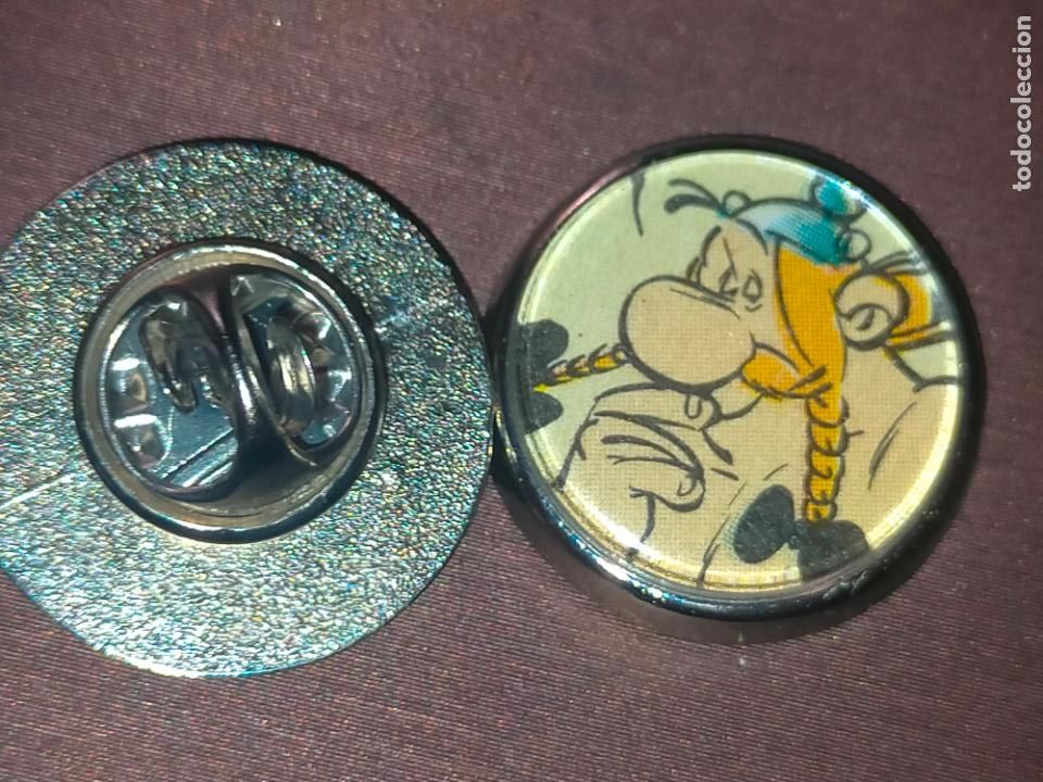 Pins de colecci&oacute;n: PIN REDONDO METAL - dibujos animados Ast&eacute;rix y Ob&eacute;lix