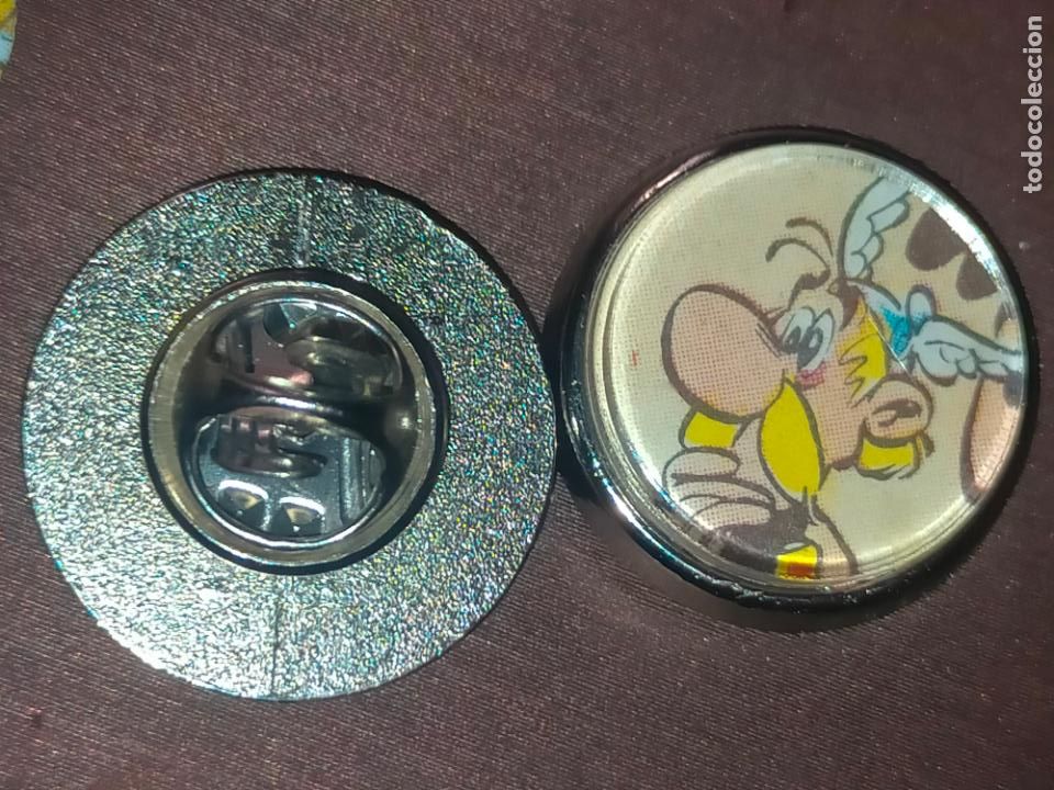 Pins de colecci&oacute;n: PIN REDONDO METAL - dibujos animados Ast&eacute;rix y Ob&eacute;lix