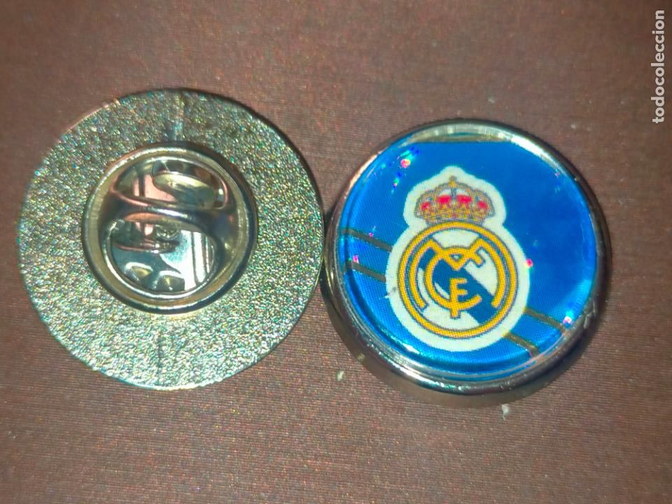Pins de cole&ccedil;&atilde;o: PIN REDONDO METAL - F&Uacute;TBOL ESCUDO REAL MADRID
