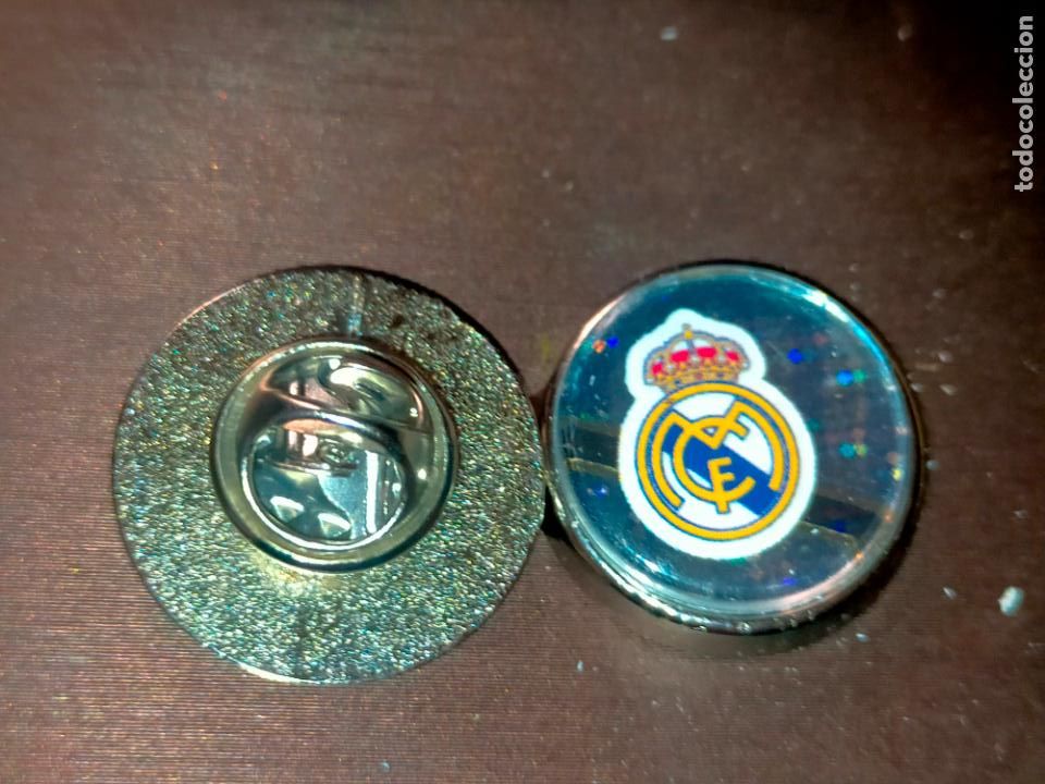 Pins de cole&ccedil;&atilde;o: PIN REDONDO METAL - F&Uacute;TBOL ESCUDO REAL MADRID