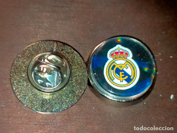 Pins de cole&ccedil;&atilde;o: PIN REDONDO METAL - F&Uacute;TBOL ESCUDO REAL MADRID
