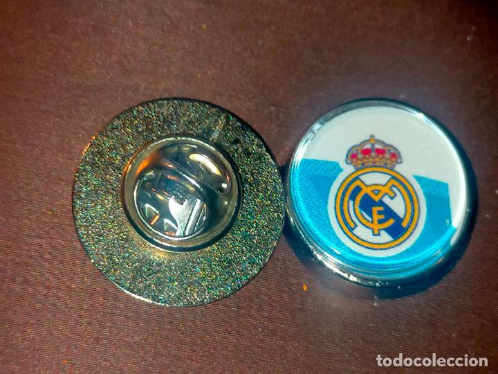 Pins de cole&ccedil;&atilde;o: PIN REDONDO METAL - F&Uacute;TBOL liga jugador equipo REAL MADRID