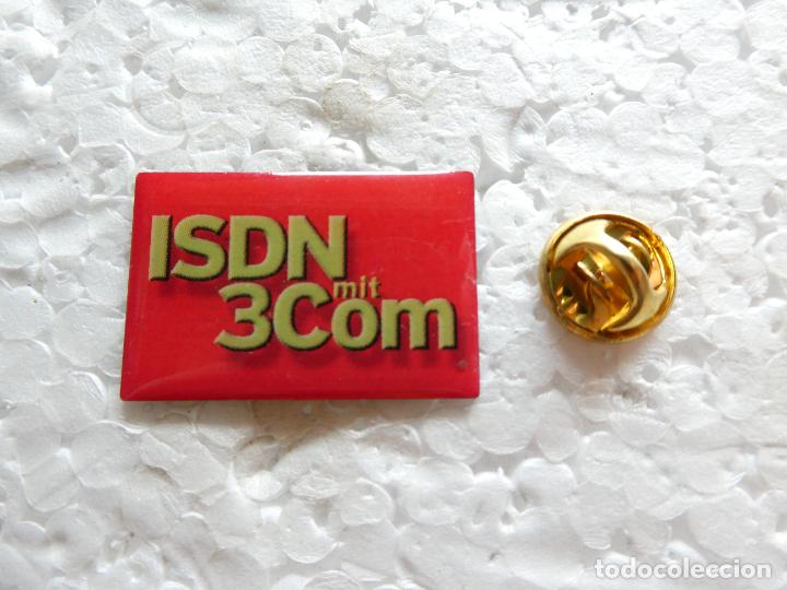 Pins e Spille di collezione: PIN DE INFORM&Aacute;TICA ORDENADORES. ISDN 3COM