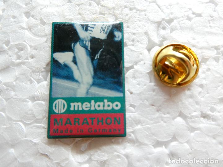 Pins de colecci&oacute;n: PIN DE DEPORTES. METABO MARATHON ALEMANIA ATLETA MARATONIANO
