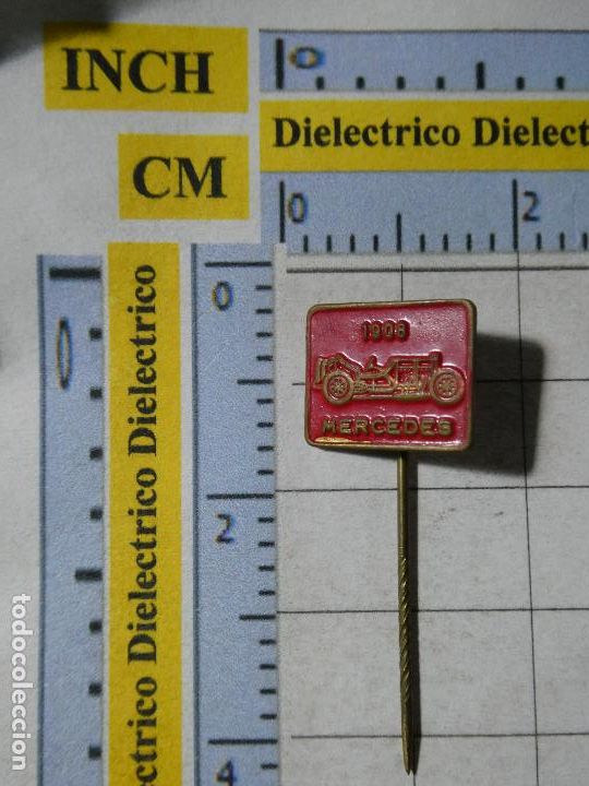 Collection pins: ANTIGUA INSIGNIA ALFILER DE COCHES MOTOS. COCHE MERCEDES DE 1908. NO PIN