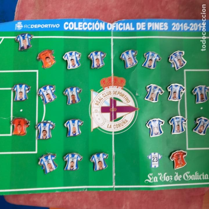 Pins de colecci&oacute;n: COLECCION CASI COMPLETA DE PIN REAL CLUB DEPORTIVO LA CORU&Ntilde;A TEMPORADA 2016 - 2017 LA VOZ DE GALICIA