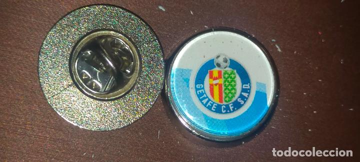 Pins de colecci&oacute;n: pin redondo metal - FUTBOL s.a.d Getafe club , JUGADOR O ESCUDO . EQUIPO LIGA