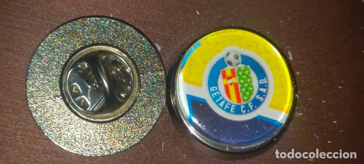Pins de colecci&oacute;n: pin redondo metal - FUTBOL s.a.d Getafe club , JUGADOR O ESCUDO . EQUIPO LIGA