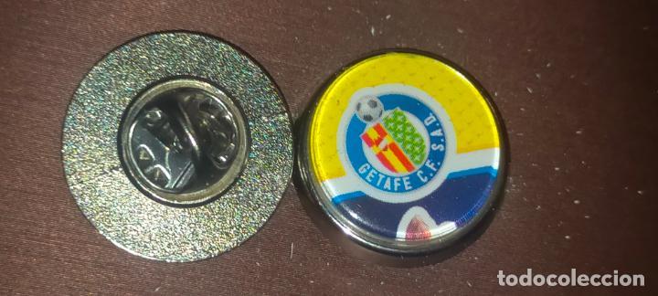 Pins de colecci&oacute;n: pin redondo metal - FUTBOL s.a.d Getafe club , JUGADOR O ESCUDO . EQUIPO LIGA