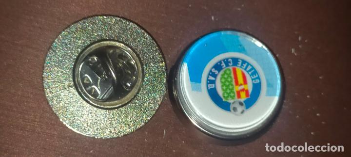 Pins de colecci&oacute;n: pin redondo metal - FUTBOL s.a.d Getafe club , JUGADOR O ESCUDO . EQUIPO LIGA