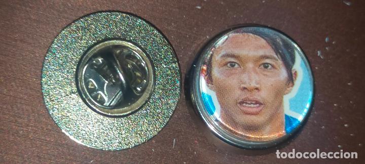 Pins de colecci&oacute;n: pin redondo metal - FUTBOL s.a.d Getafe club , JUGADOR O ESCUDO . EQUIPO LIGA