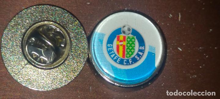 Pins de colecci&oacute;n: pin redondo metal - FUTBOL s.a.d Getafe club , JUGADOR O ESCUDO . EQUIPO LIGA