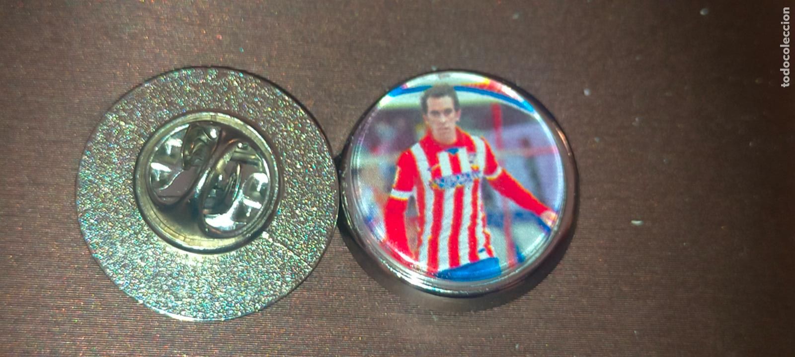 Pins e Spille di collezione: PIN REDONDO METAL - FUTBOL CLUB JUGADOR EQUIPO - ATLETICO DE MADRID