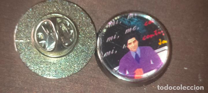 Pins de colecci&oacute;n: pin redondo metal - cantante joaquin sabina
