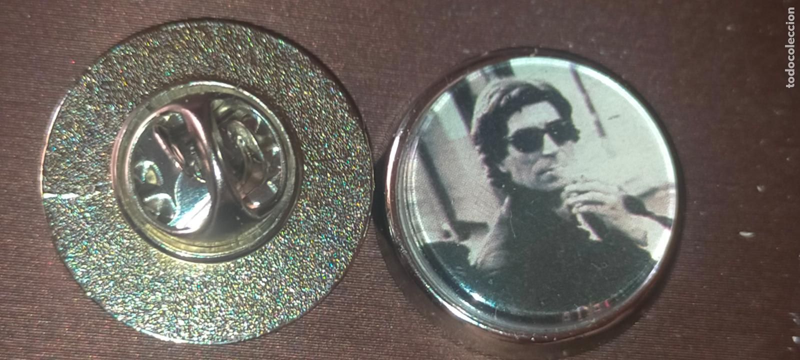Collection pins: pin redondo metal - cantante joaquin sabina