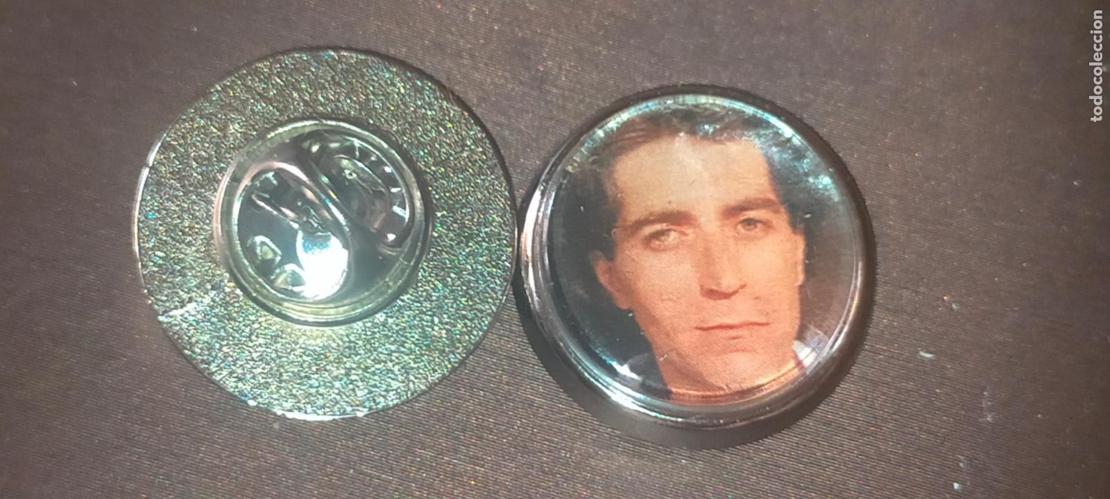 Pins de colecci&oacute;n: pin redondo metal - cantante joaquin sabina