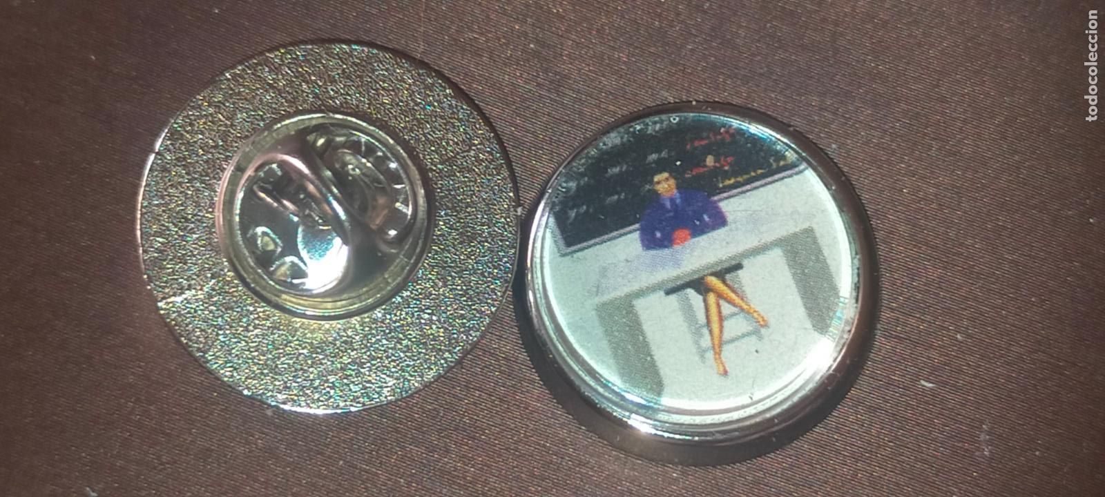 Pins de colecci&oacute;n: pin redondo metal - cantante joaquin sabina