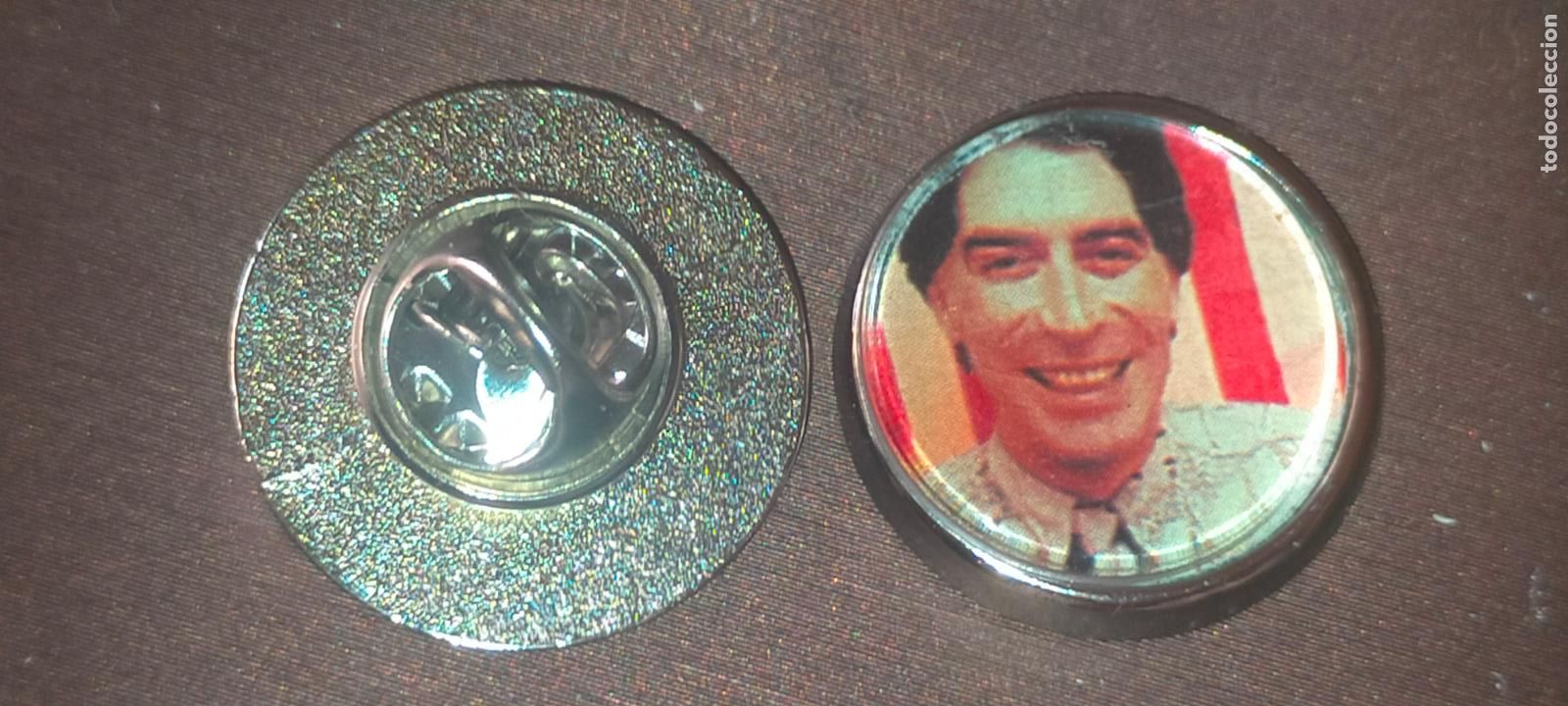 Pins de cole&ccedil;&atilde;o: pin redondo metal - cantante joaquin sabina