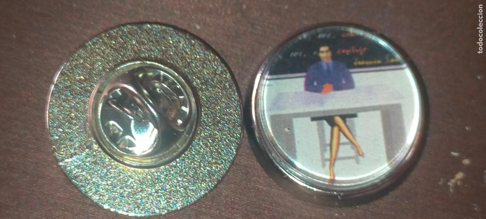 Pins de colecci&oacute;n: pin redondo metal - cantante joaquin sabina