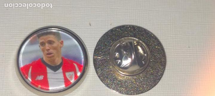 Pins de cole&ccedil;&atilde;o: PIN REDONDO METAL - FUTBOL EQUIPO COMPONENTE O JUGADOR Athletic club de Bilbao