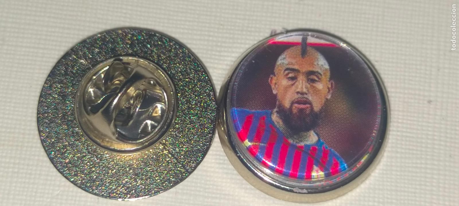 Collection pins: PIN REDONDO METAL - FUTBOL EQUIPO COMPONENTE O JUGADOR FUTBOL CLUB BARCELONA