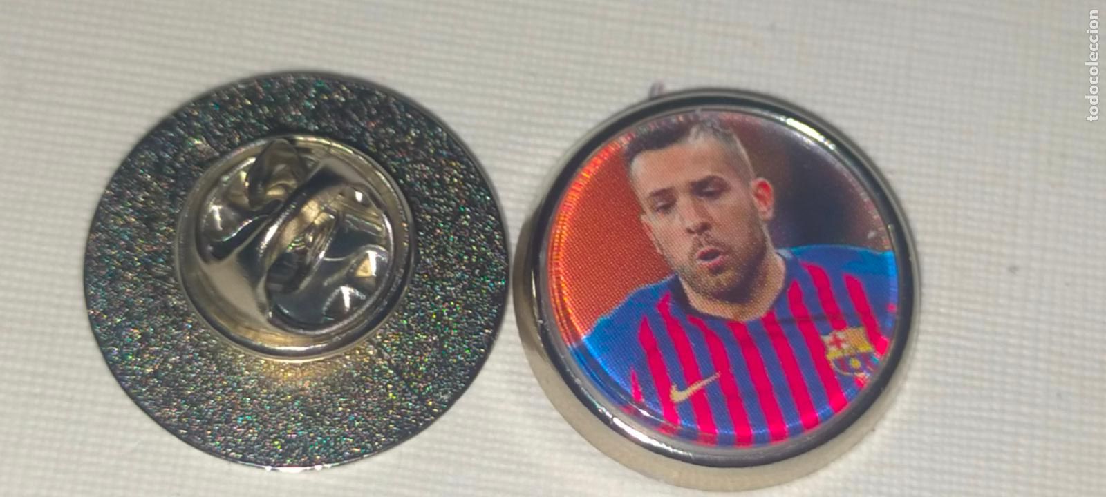 Pins de cole&ccedil;&atilde;o: PIN REDONDO METAL - FUTBOL EQUIPO COMPONENTE O JUGADOR FUTBOL CLUB BARCELONA