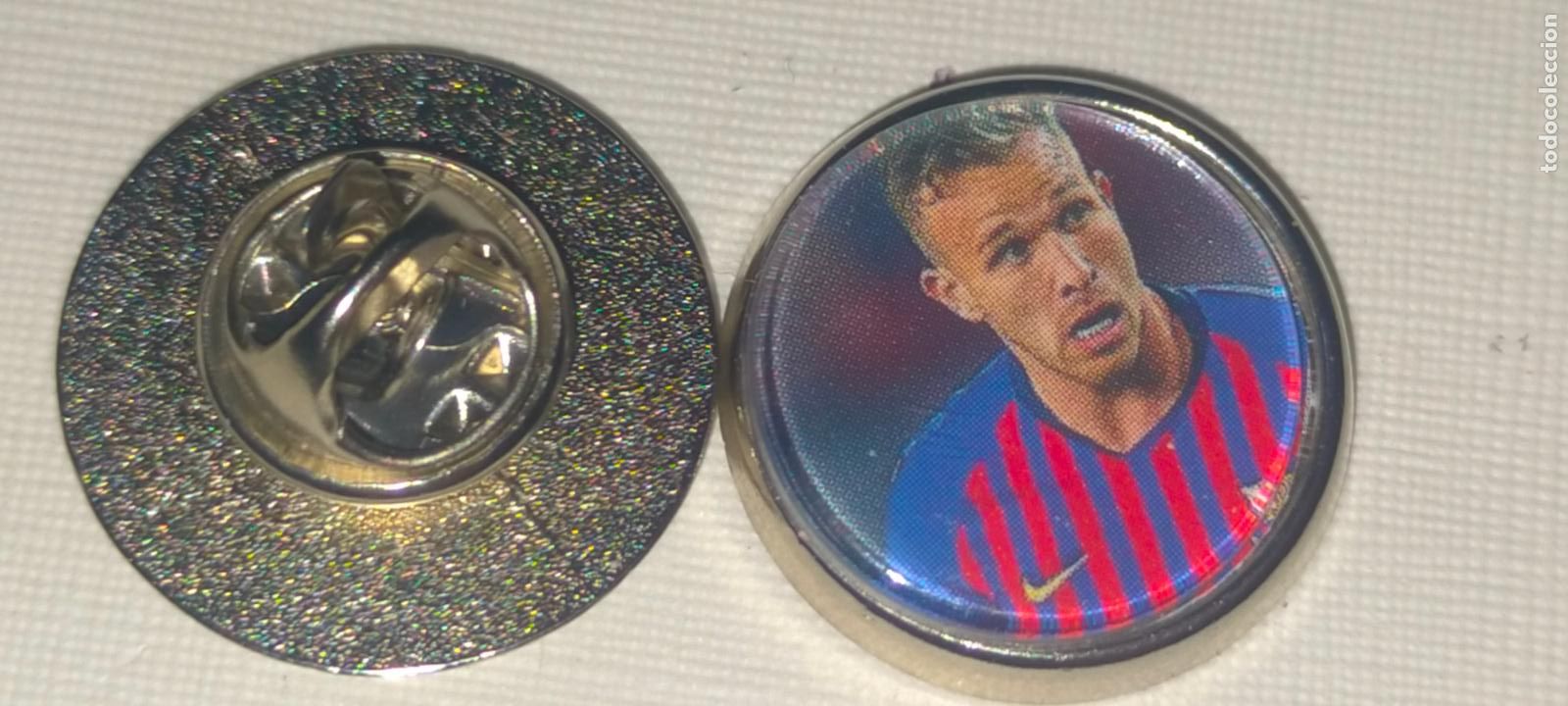 Collection pins: PIN REDONDO METAL - FUTBOL EQUIPO COMPONENTE O JUGADOR FUTBOL CLUB BARCELONA