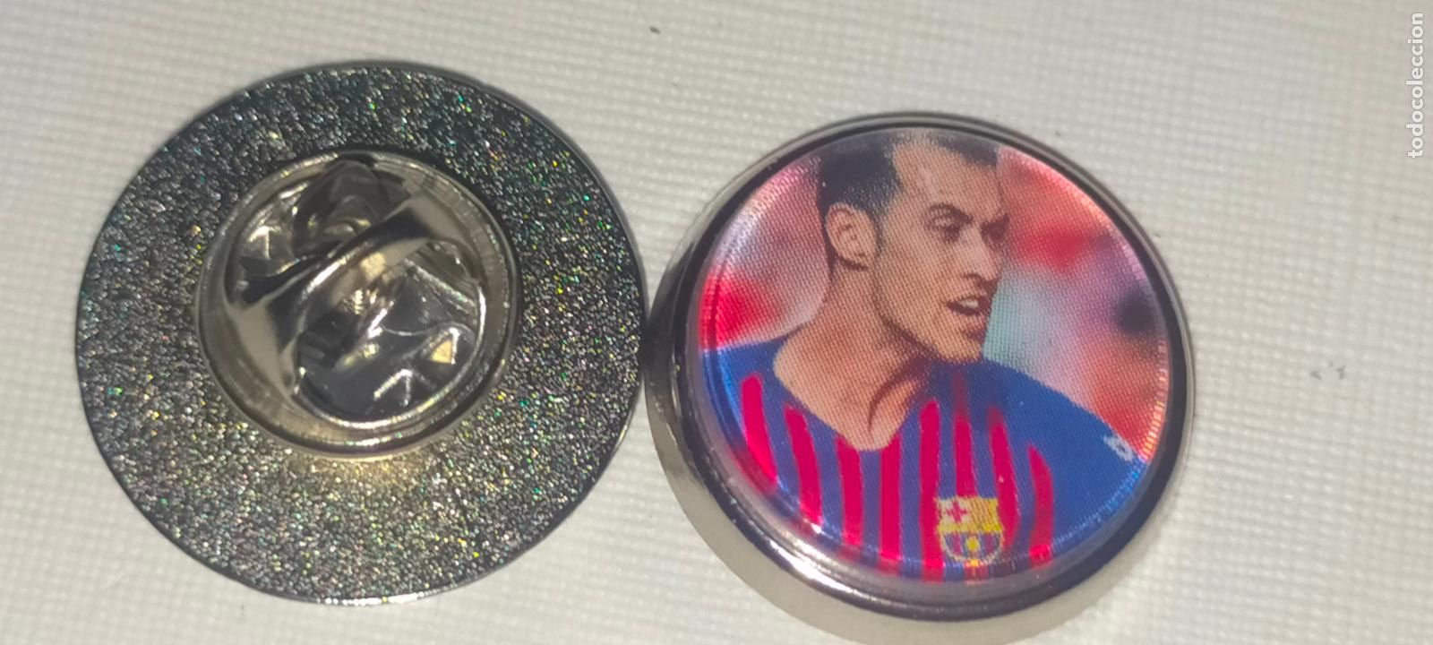 Pins de cole&ccedil;&atilde;o: PIN REDONDO METAL - FUTBOL EQUIPO COMPONENTE O JUGADOR FUTBOL CLUB BARCELONA