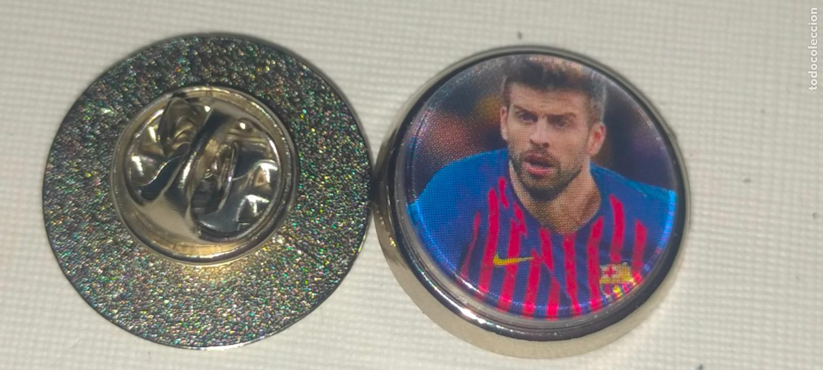 Collection pins: PIN REDONDO METAL - FUTBOL EQUIPO COMPONENTE O JUGADOR FUTBOL CLUB BARCELONA