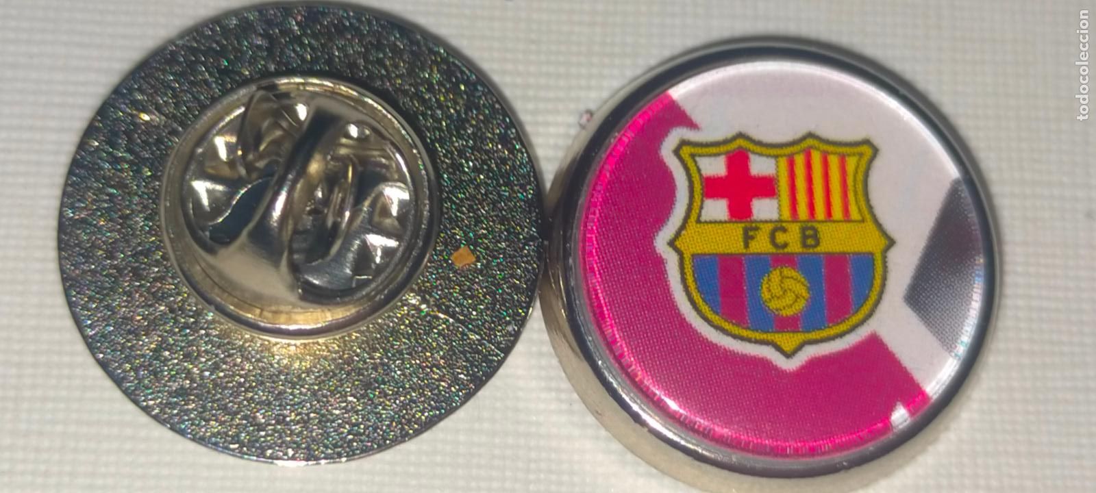 Pins de cole&ccedil;&atilde;o: PIN REDONDO METAL - FUTBOL EQUIPO COMPONENTE O JUGADOR FUTBOL CLUB BARCELONA escudo