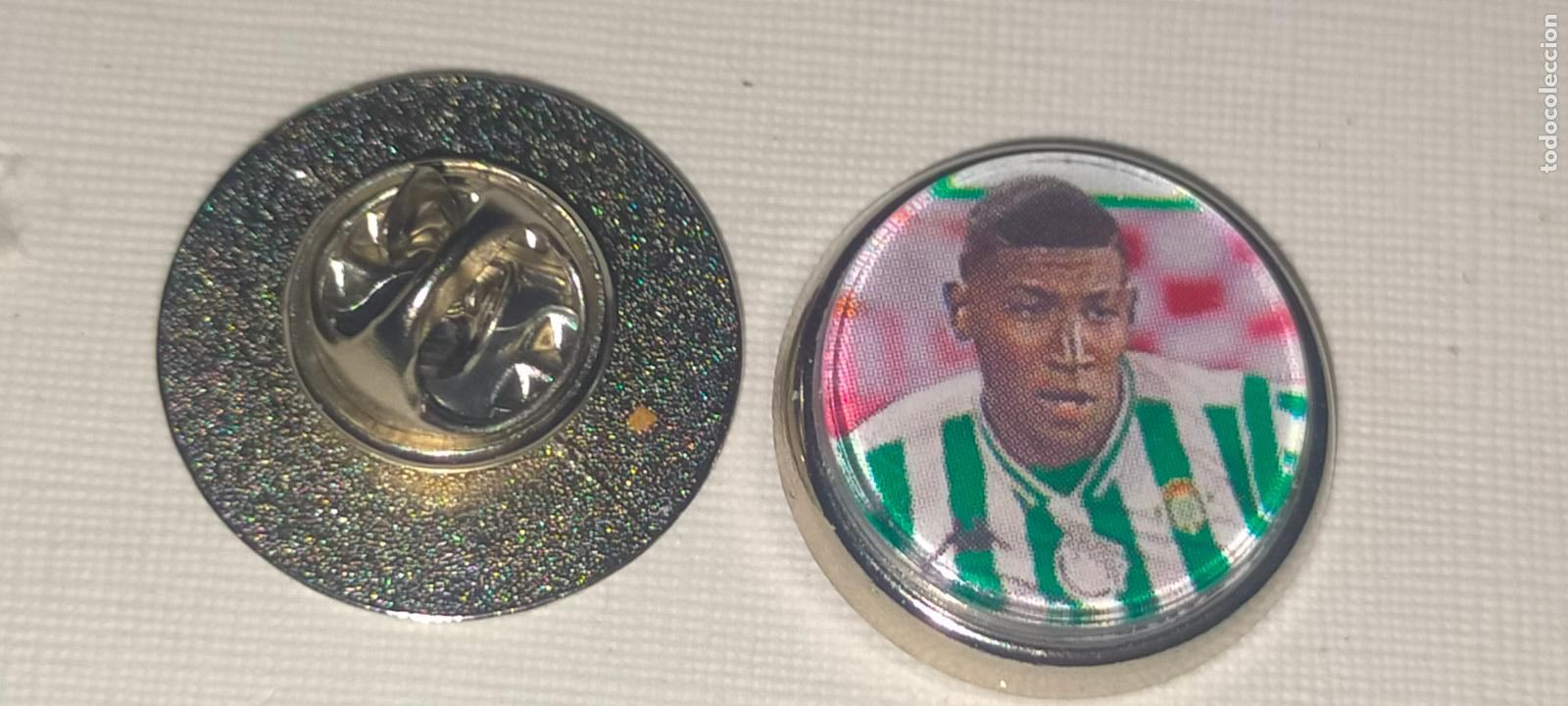 Pins de colecci&oacute;n: PIN REDONDO METAL - FUTBOL EQUIPO COMPONENTE O JUGADOR CLUB REAL BETIS BALOMPIE