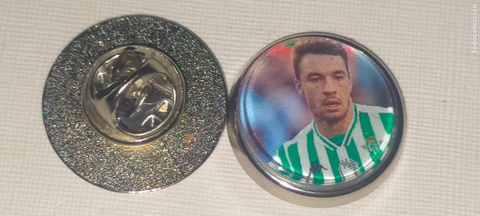 Pins de colecci&oacute;n: PIN REDONDO METAL - FUTBOL EQUIPO COMPONENTE O JUGADOR CLUB REAL BETIS BALOMPIE