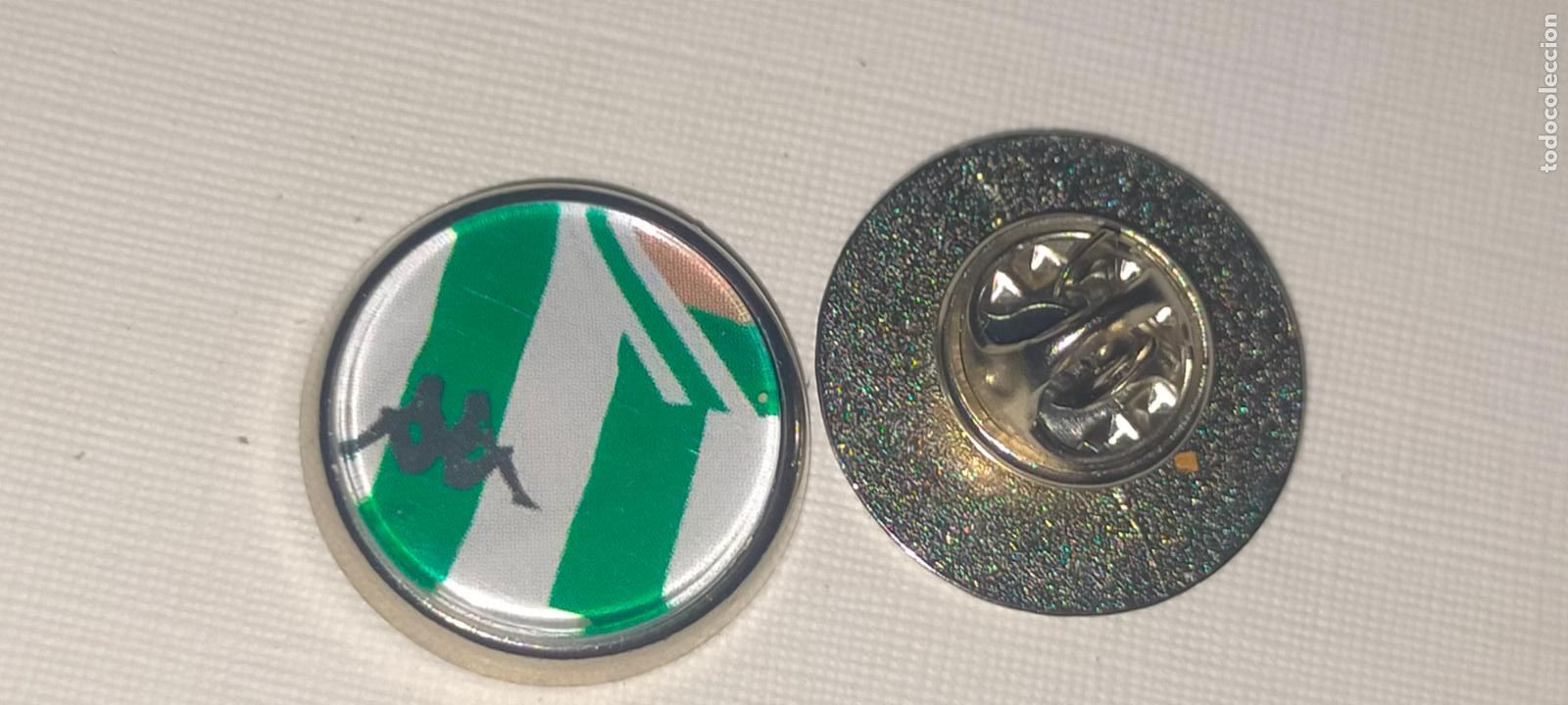 Pins de cole&ccedil;&atilde;o: PIN REDONDO METAL - FUTBOL EQUIPO COMPONENTE escudo O JUGADOR CLUB REAL BETIS BALOMPIE