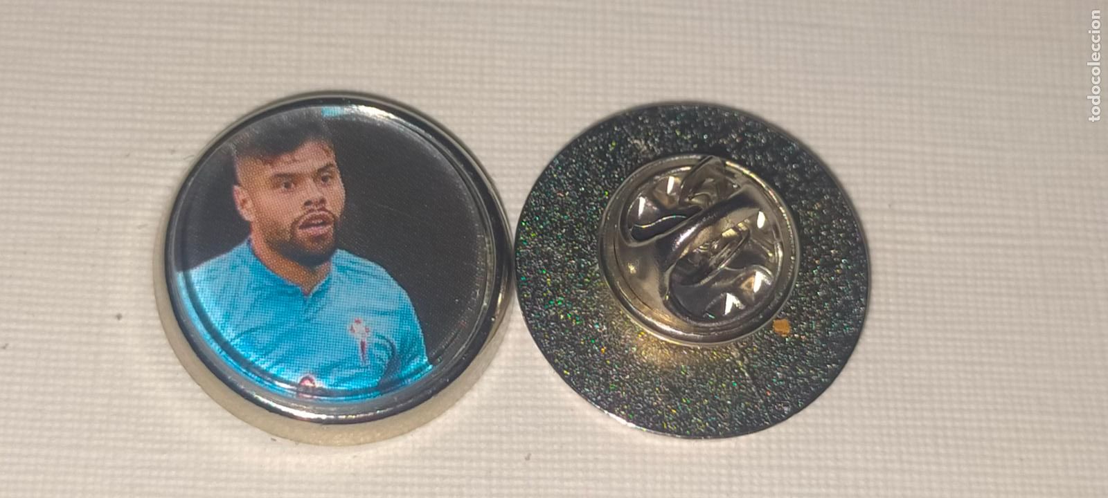 Pins de cole&ccedil;&atilde;o: PIN REDONDO METAL - FUTBOL EQUIPO COMPONENTE JUGADOR CLUB CELTA DE VIGO