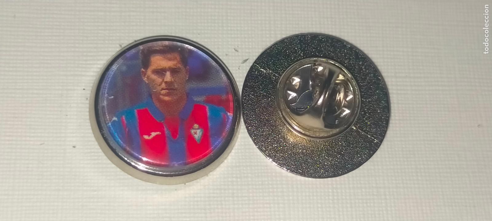 Pins de cole&ccedil;&atilde;o: PIN REDONDO METAL - FUTBOL EQUIPO COMPONENTE JUGADOR CLUB EIBAR
