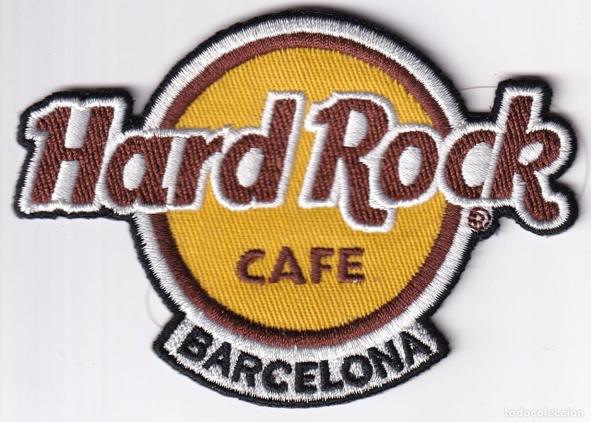 Pins de colecci&oacute;n: PARCHE DE ROPA DE HARD ROCK CAFE DE BARCELONA- TAMA&Ntilde;O 7,1cm X 10,2cm
