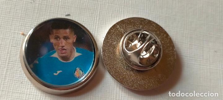 Pins de cole&ccedil;&atilde;o: PIN REDONDO METAL - FUTBOL EQUIPO COMPONENTE JUGADOR f&uacute;tbol GETAFE