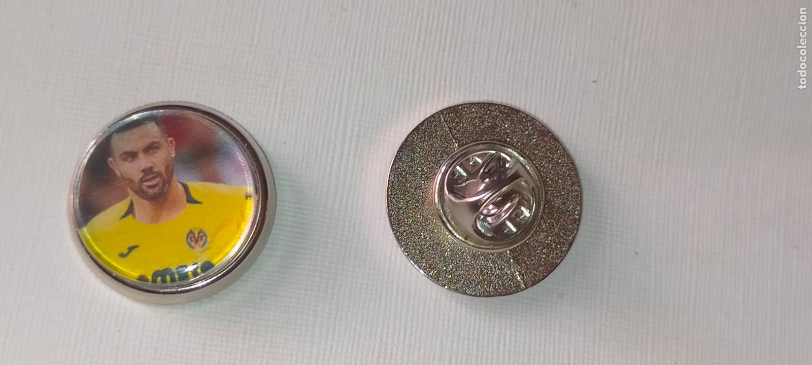 Pins de cole&ccedil;&atilde;o: PIN REDONDO METAL - FUTBOL EQUIPO COMPONENTE JUGADOR f&uacute;tbol CLUB villareal