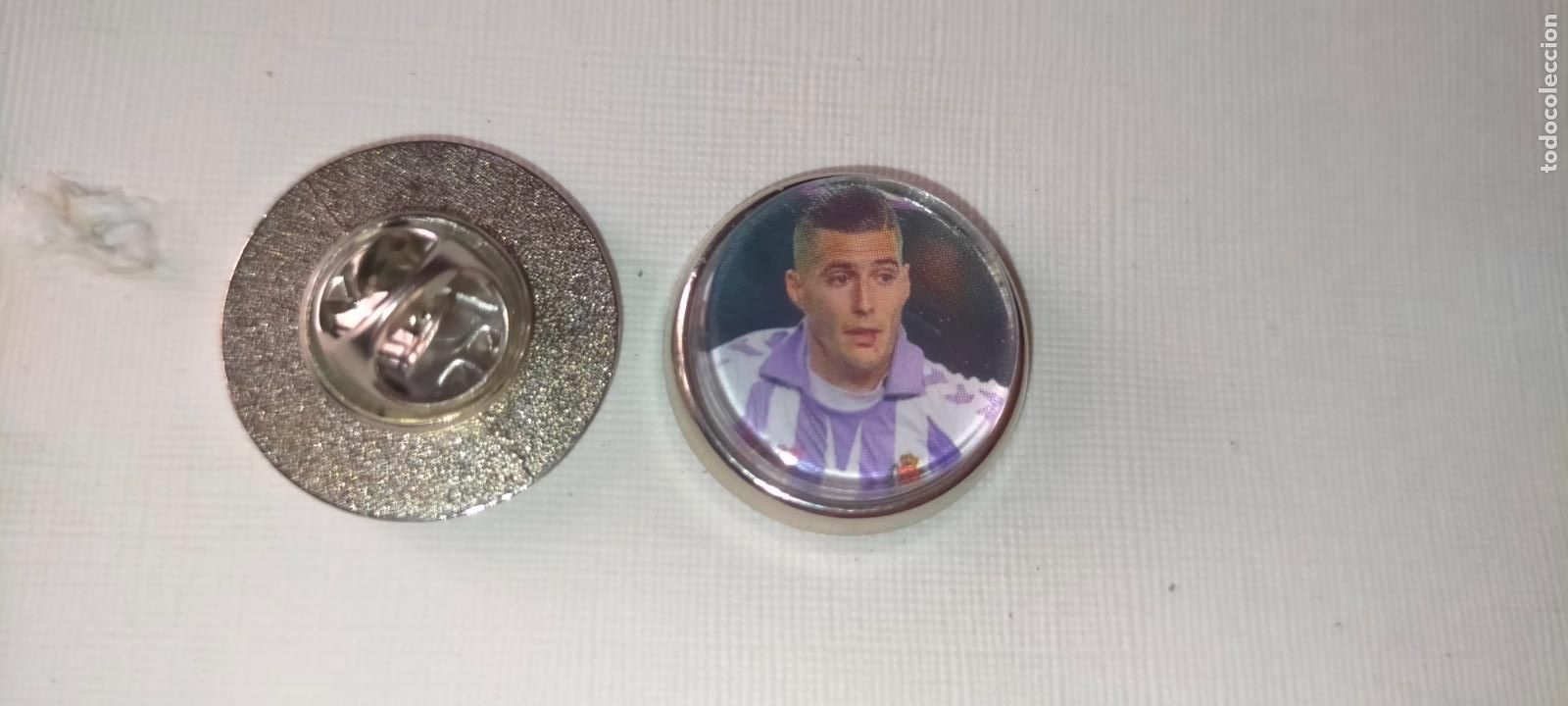 Sammlung von Pins: PIN REDONDO METAL - FUTBOL EQUIPO COMPONENTE JUGADOR f&uacute;tbol CLUB valladolid