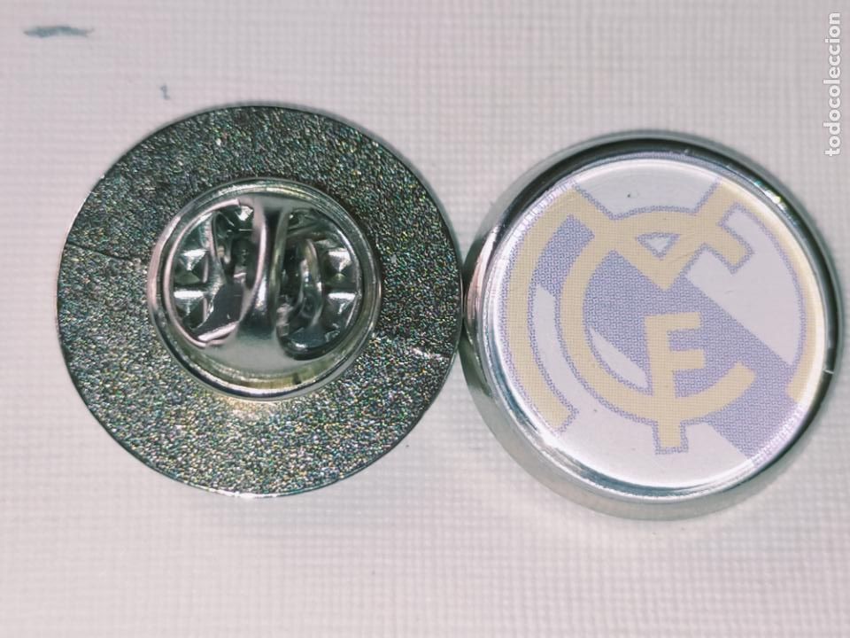 Pins de colecci&oacute;n: PIN REDONDO METAL - FUTBOL EQUIPO COMPONENTE JUGADOR f&uacute;tbol CLUB real Madrid escudo