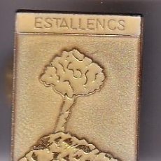 Pins de colección: PIN ESCUDO HERALDICO MUNICIPIOS ESPAÑA - ESTALLENCS - MALLORCA. Lote 399119149
