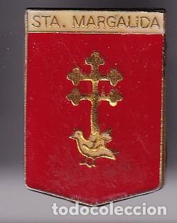 Pins e Spille di collezione: PIN ESCUDO HERALDICO MUNICIPIOS ESPA&Ntilde;A - SANTA MARGALIDA - MALLORCA