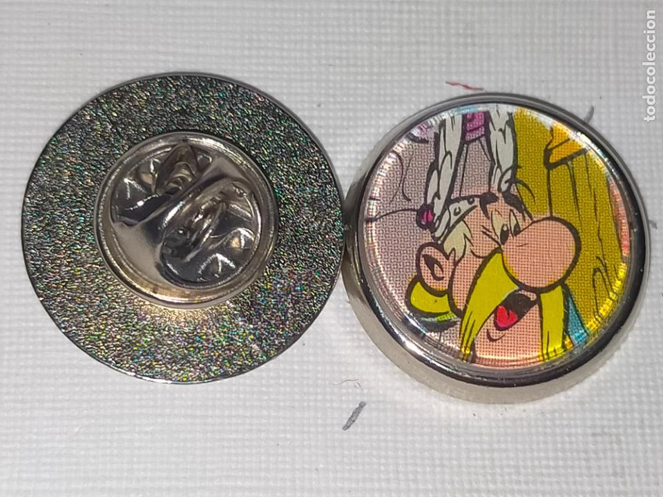 Pins de colecci&oacute;n: PIN REDONDO METAL - dibujos animados c&oacute;mic Ast&eacute;rix y Ob&eacute;lix